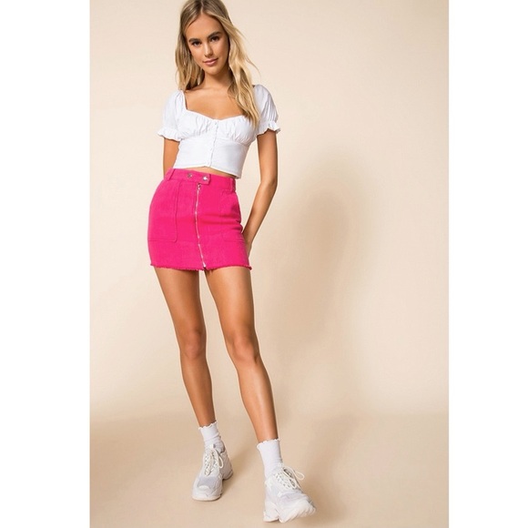 superdown Dresses & Skirts - Superdown // Katy Mini Skirt Pink NWT🌛